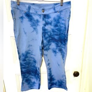 Lane Bryant Size 16 Tye-dyed cropped pants